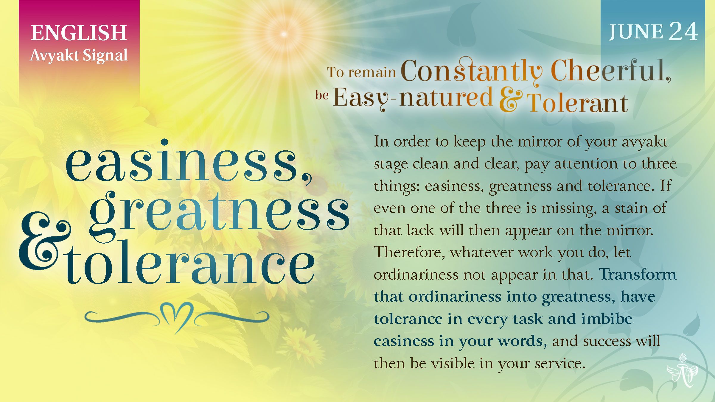 2026 June 24 Easiness, Greatness & Tolerance.jpg