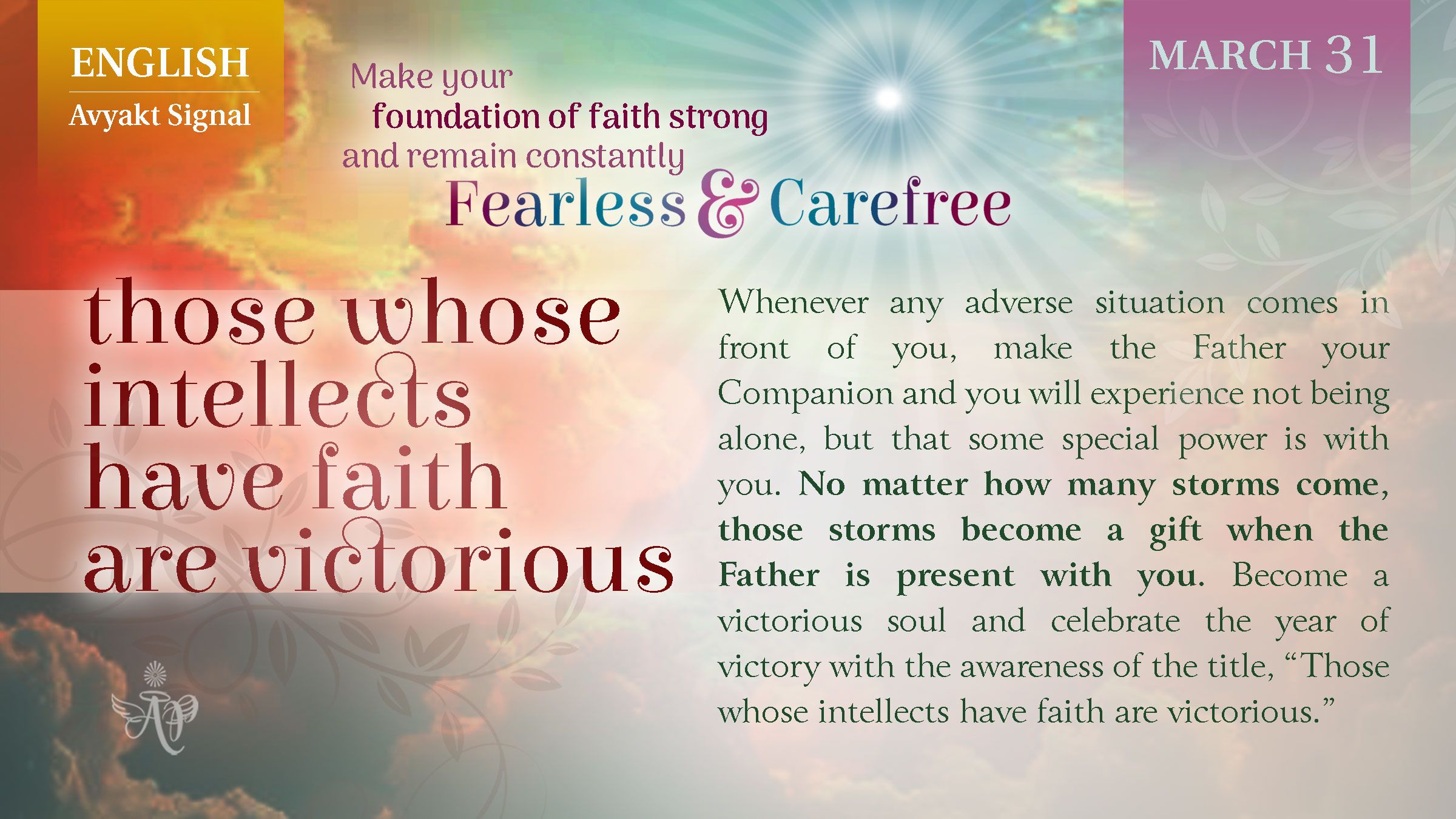 2026 March 31 Those Whose Intellects Have Faith Are Victorious.jpg