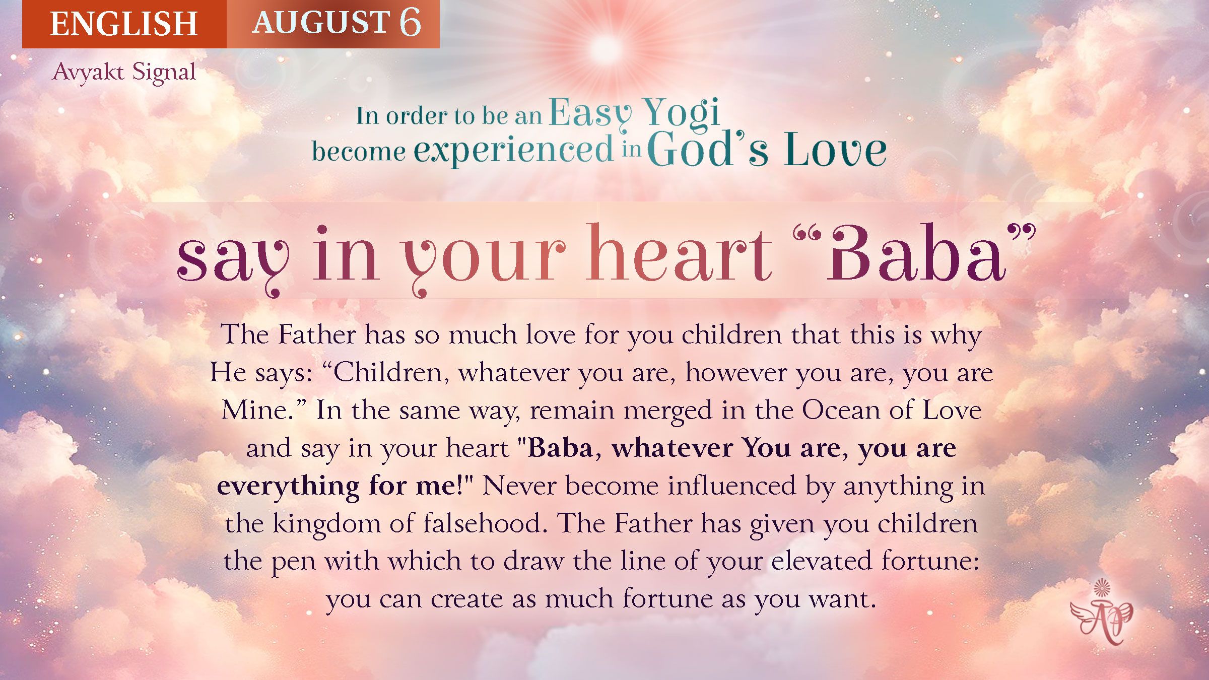English_August6_Say in Your Heart, 