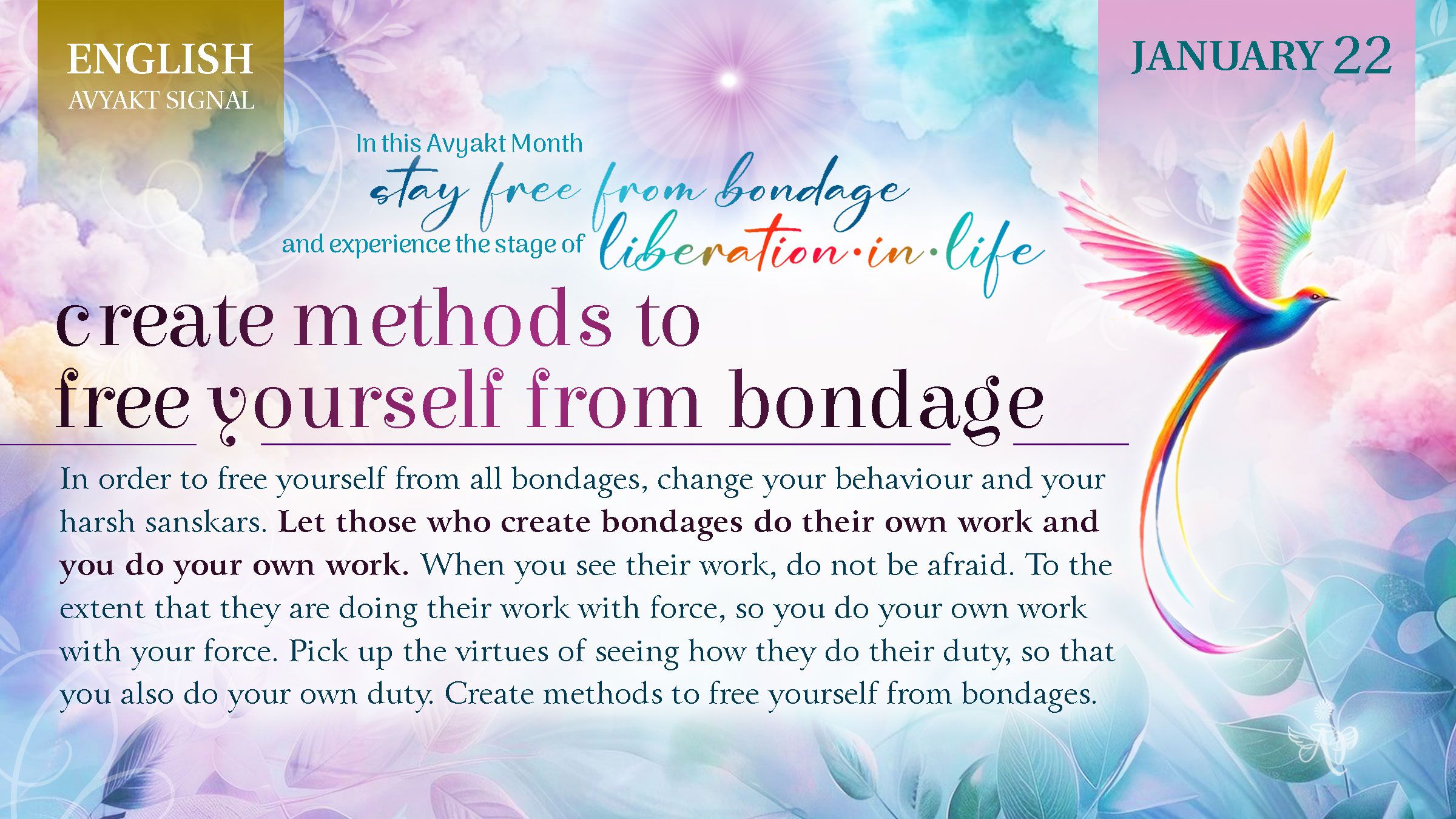 English_January22_Create Methods to Free Yourself from Bondage.jpg