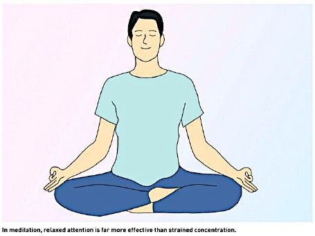 Right attitude key to good meditation experience 