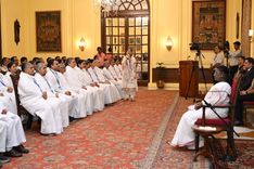 Delhi, India: BK Transport & Travel Wing Meets with the Hon’ble President of India, Smt. Droupadi Murmu Ji 