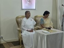 First Lady of The Embassy of India Visits Brahma Kumaris Moscow